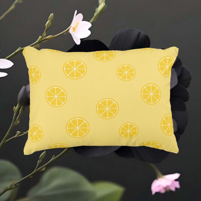 Citron Motif Coussin jaune  (Créateur téléchargé)