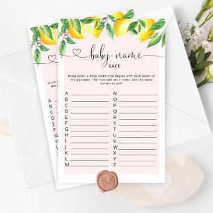 Citron rose Baby jeu de race