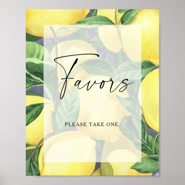 Citrons - Affiche Faveurs (Devant)