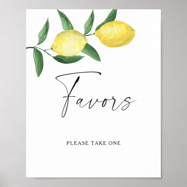 Citrons - Affiche Faveurs (Devant)