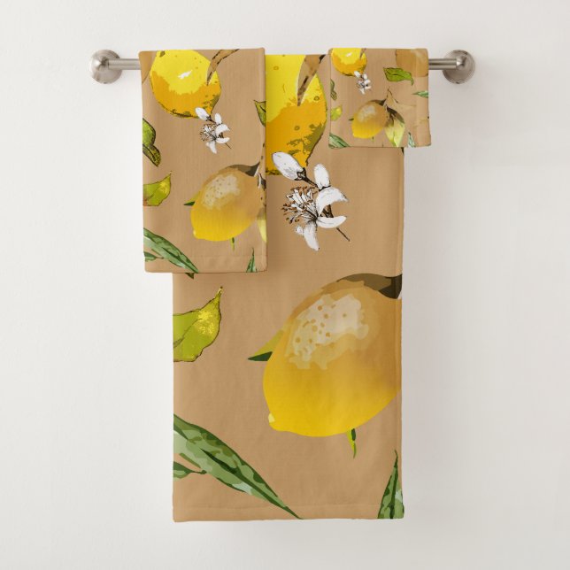 Citrons aquarelle 33 (En situation)