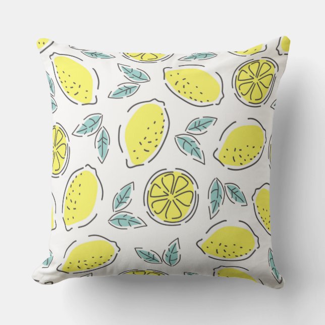 Citrons Coussin extérieur (Recto)