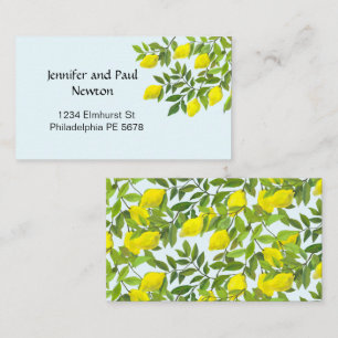 Citrons dans le jardin Carte postale plate