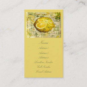 Citrons de carte postale