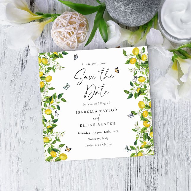 Citrons d'été Enregistrer la date (Créateur téléchargé)