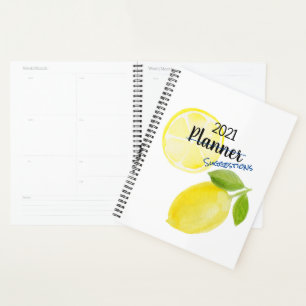 Citrons du planificateur