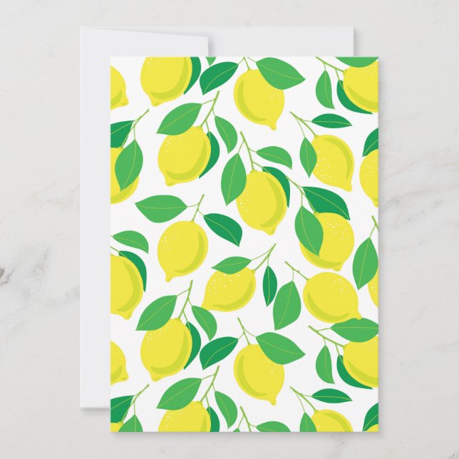 Citrons et motifs feuille (Devant)