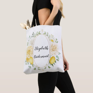 Citrons et Roses Sac fourre-tout de servante d'acc