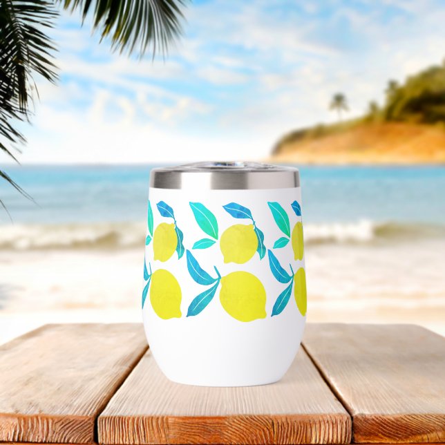 Citrons jaunes colorés (Plage (pivotée))