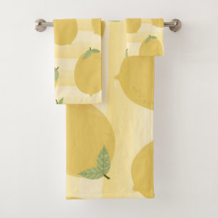 Citrons jaunes Fruit d'été Aquarelle Amusant Clair