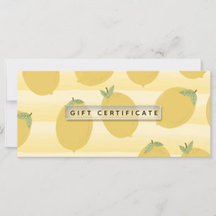 Citrons Jaunes Fruit d'Été Cadeau Lumineux Certifi