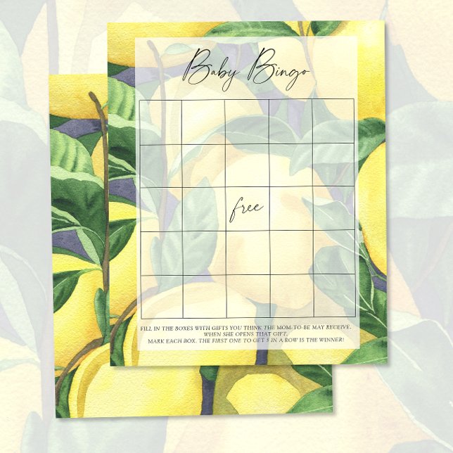 Citrons - Jeu de Bingo pour bébé (Créateur téléchargé)