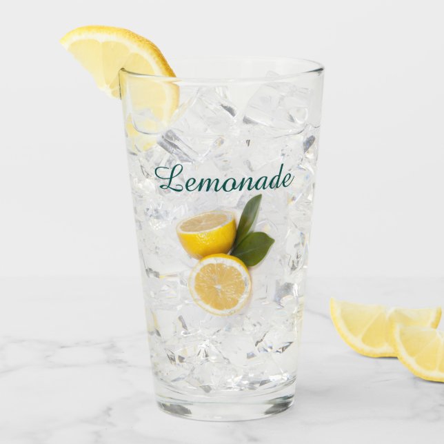 Citrons Lemonade Recette Coupe de verre (Devant glace)
