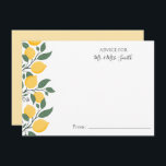 Citrons modernes et conseils Feuilles pour M. et M<br><div class="desc">Citrons et Feuilles modernes Conseils pour les cartes de conseil M et Mme</div>