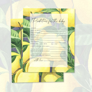 Citrons - Prédictions et conseils pour bébés