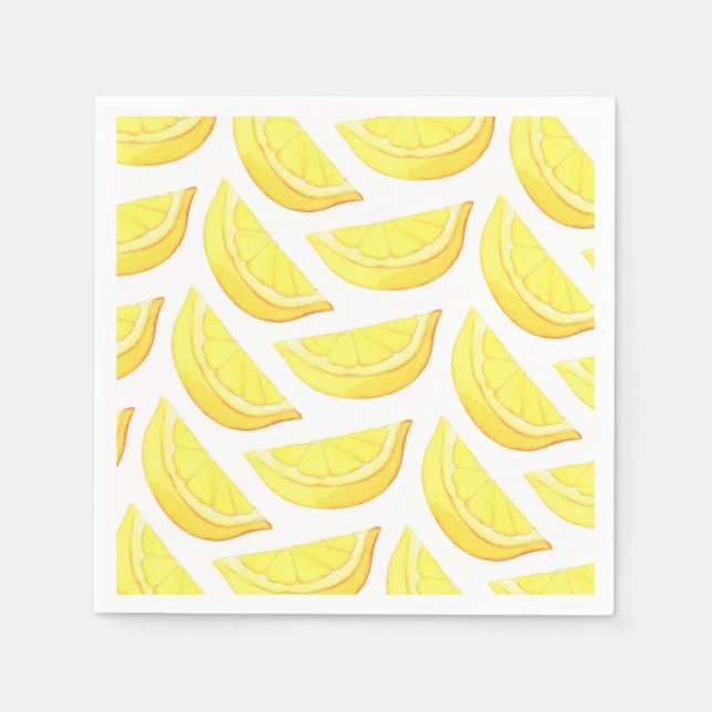Citrons - serviettes en papier (Devant)