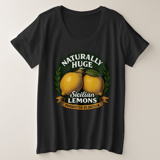 Citrons Siciliens Énormes Naturellement (Design devant)