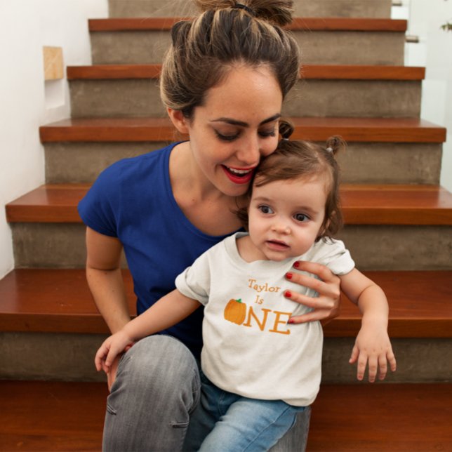 Citrouille 1er anniversaire T-shirt bébé (Créateur téléchargé)