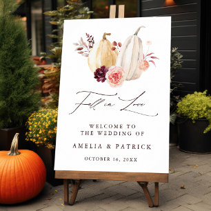 Citrouille Automne Automne Mariage Affiche de bien