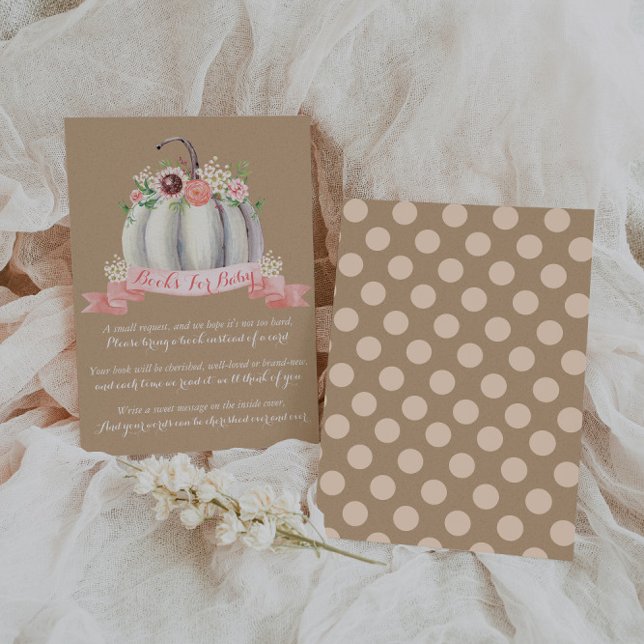 Citrouille Automne Carte de demande de réservation (Créateur téléchargé)