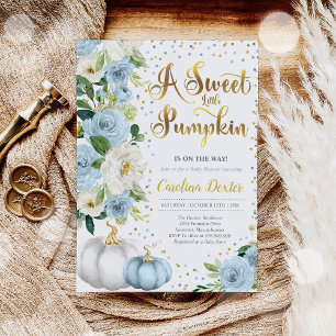 Citrouille Baby shower Invitation Garçon Automne D