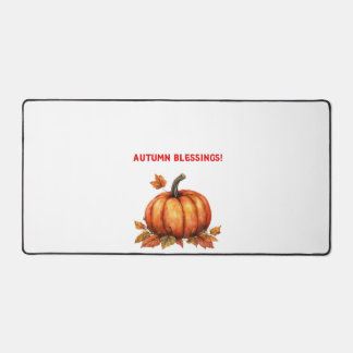 Citrouille Bénédictions d'Automne avec Feuilles de