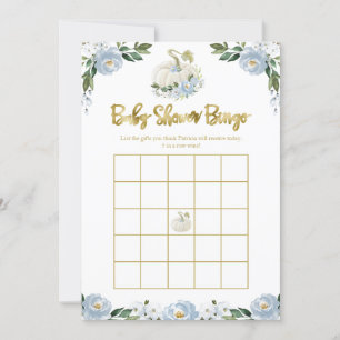 Citrouille Boy Fall Baby shower Bingo