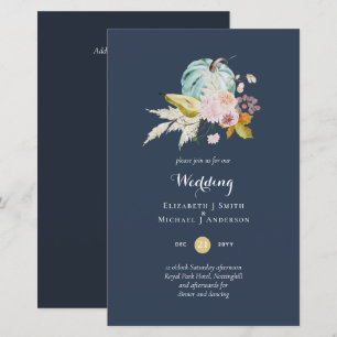 CITROUILLE BUDGET Automne Floral Mariage Inviter A