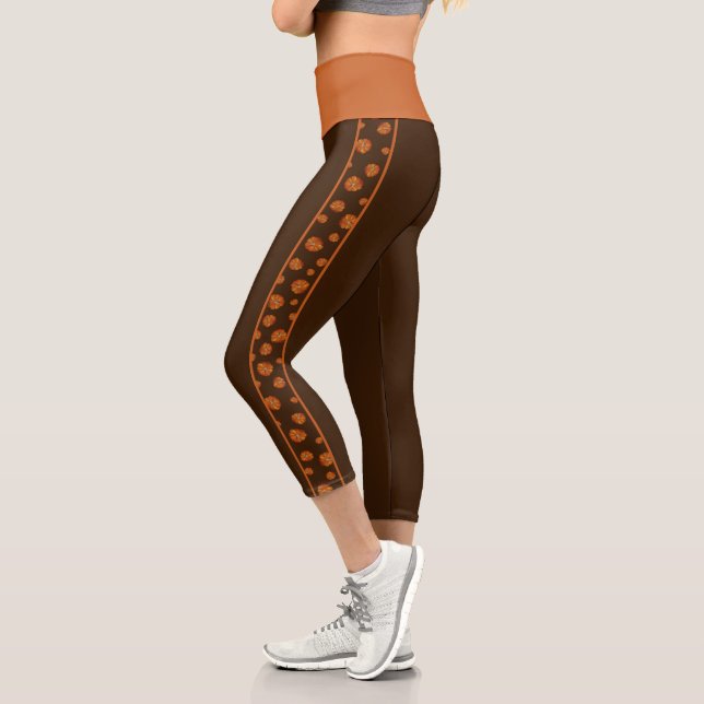 Citrouille Capri Leggings (Gauche)