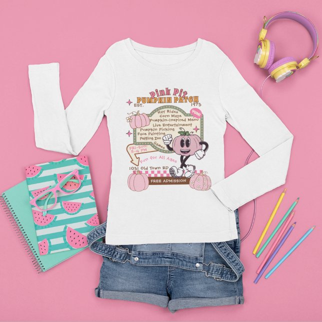 Citrouille Citrouille de patchs - Citrouille rose (This item is for display purposes only to illustrate the design element. )