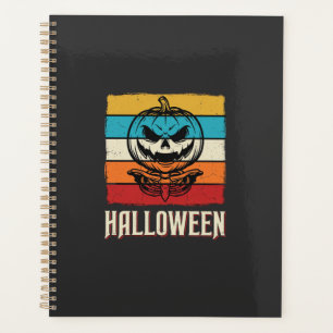 Citrouille Crâne Halloween Rétro Vintage