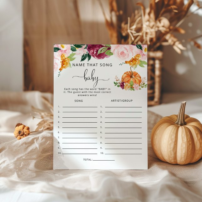 Citrouille d'automne Nom de la chanson jeu de baby (Créateur téléchargé)