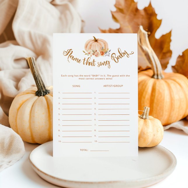 Citrouille d'automne Nom de la chanson jeu de baby (Créateur téléchargé)
