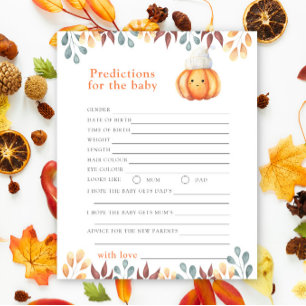 Citrouille d'automne - prédictions et conseils pou