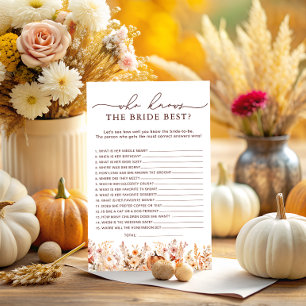 Citrouille d'automne qui connaît Mariée le meilleu