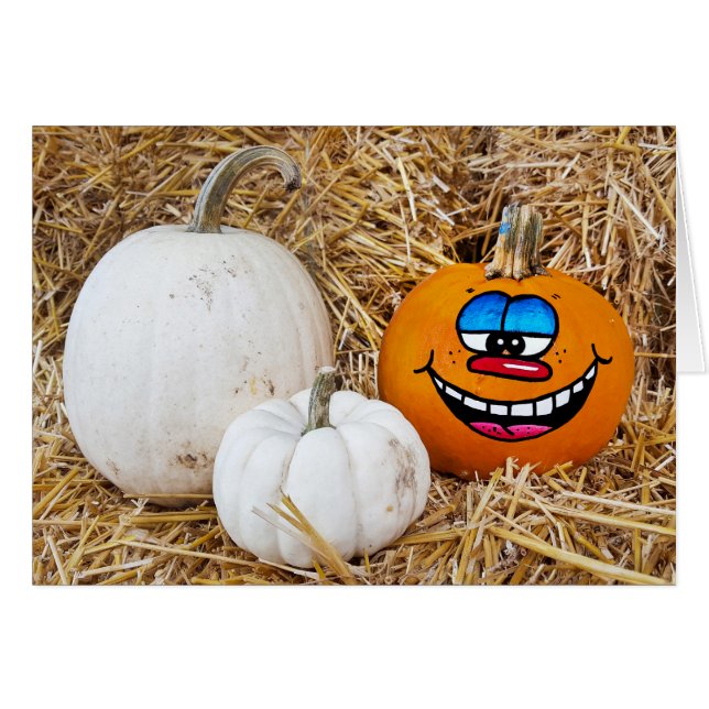 citrouille de chute amusant (Devant horizontal)