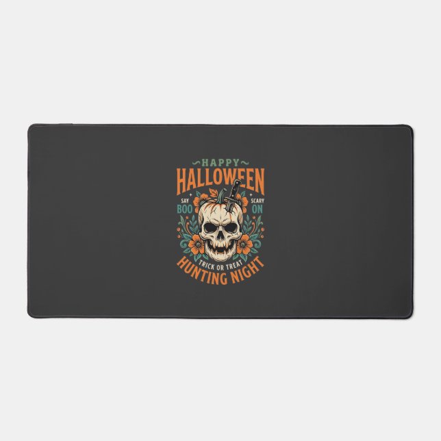Citrouille de crâne de Halloween Chasse au design  (Recto)