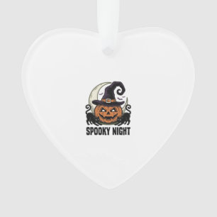 Citrouille de Halloween Chat Sorcière Chapeau Vint