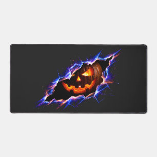 Citrouille de Halloween lumineuse cosmique déchiré