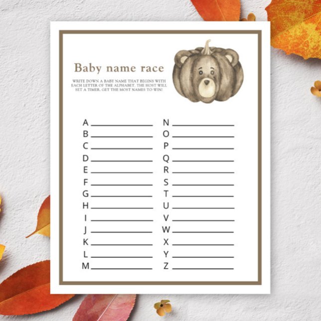 Citrouille de l'ours d'automne - jeu de course de  (Créateur téléchargé)