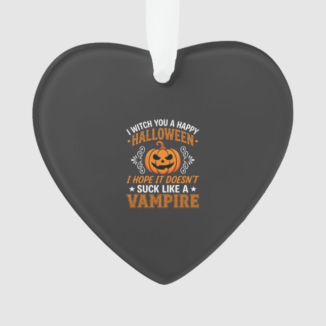 Citrouille de vampire drôle d'Halloween (devant)