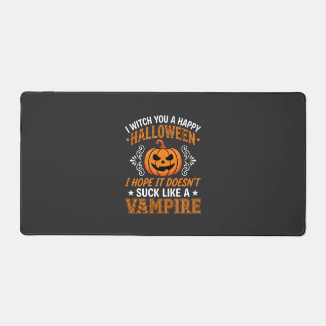 Citrouille de vampire drôle d'Halloween (Recto)