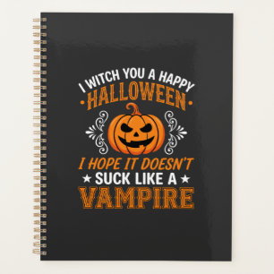 Citrouille de vampire drôle d'Halloween