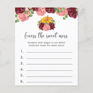 Citrouille - Devinez la douceur du jeu - Baby show