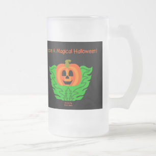 Citrouille d'Halloween magique Grosse Mug de verre
