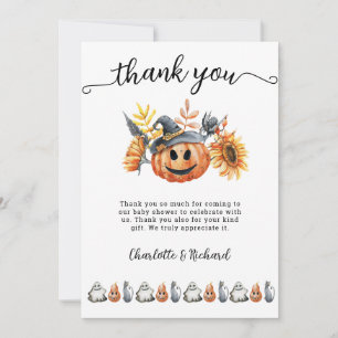 Citrouille d'Halloween Petit Boo Baby Carte de rem