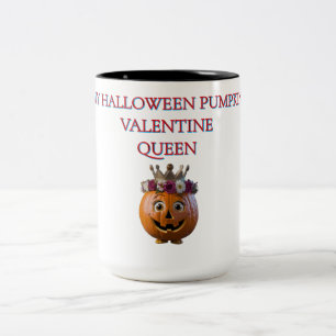 Citrouille d'Halloween Valentine Queen Mug