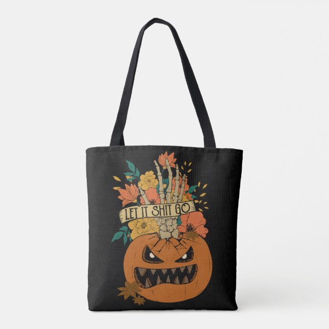 Citrouille effrayant Sac fourre-tout Halloween (Dos)