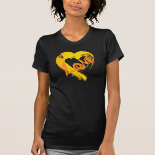 Citrouille épicé avec T-shirt Coeur Amour