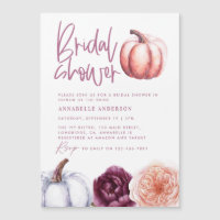 citrouille floral chute violet pêche nuptiale douc
